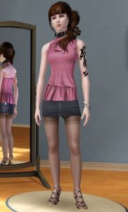 《模拟人生3》MOD人物 新发型的美女妲己-我爱模组网-GTA5MOD下载资源网