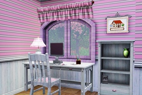 《模拟人生3》MOD房屋：粉色幸福-我爱模组网-GTA5MOD下载资源网