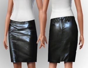 《模拟人生3》MOD服饰 女士皮裙-我爱模组网-GTA5MOD下载资源网