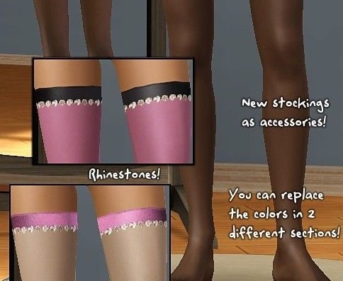 《模拟人生3》MOD服饰 三款丝袜-我爱模组网-GTA5MOD下载资源网
