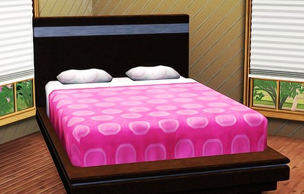 《模拟人生3》MOD物品 粉色床-我爱模组网-GTA5MOD下载资源网