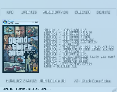 《GTA4 侠盗猎车手4（Grand Theft Auto IV）》v1.0.7十二项修改器-我爱模组网-GTA5MOD下载资源网