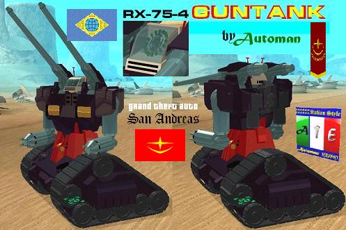 [GTA：圣安地列斯MOD]RX-75-4 钢坦克-我爱模组网-GTA5MOD下载资源网