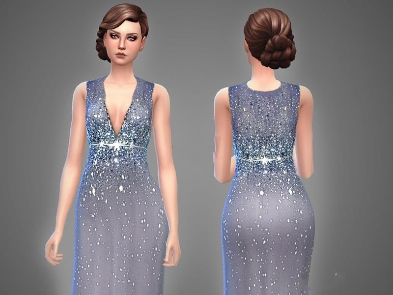 《模拟人生4》美丽闪亮女性连衣裙MOD-我爱模组网-GTA5MOD下载资源网