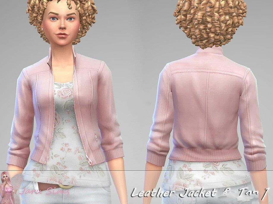 《模拟人生4》女性粉色皮夹克MOD-我爱模组网-GTA5MOD下载资源网
