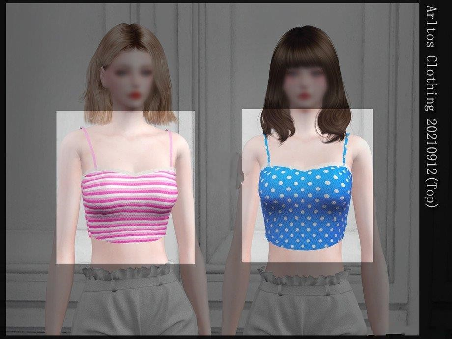《模拟人生4》女性短款运动上衣MOD-我爱模组网-GTA5MOD下载资源网