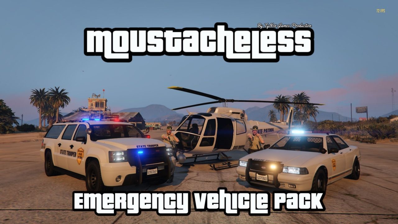 Moustacheless 紧急车辆包 1.1 BETA-我爱模组网-GTA5MOD下载资源网