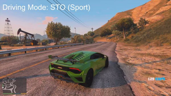 [GTA5MOD]2023 兰博基尼 Huracan STO 1.0 的操控模式-我爱模组网-GTA5MOD下载资源网