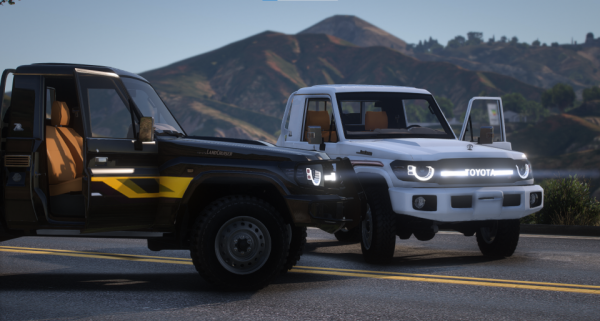 [GTA5MOD]丰田陆地巡洋舰（70 系列），GR 4WD 2023 [附加 _ 动画灯]-我爱模组网-GTA5MOD下载资源网