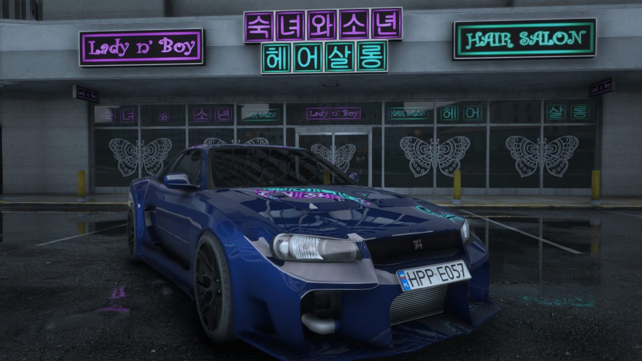 [GTA5MOD]Nissan Skyline GT-R R34 – 天空之美 [附加_替换_FiveM]-IGTA奇幻游戏城-GTA5MOD资源网