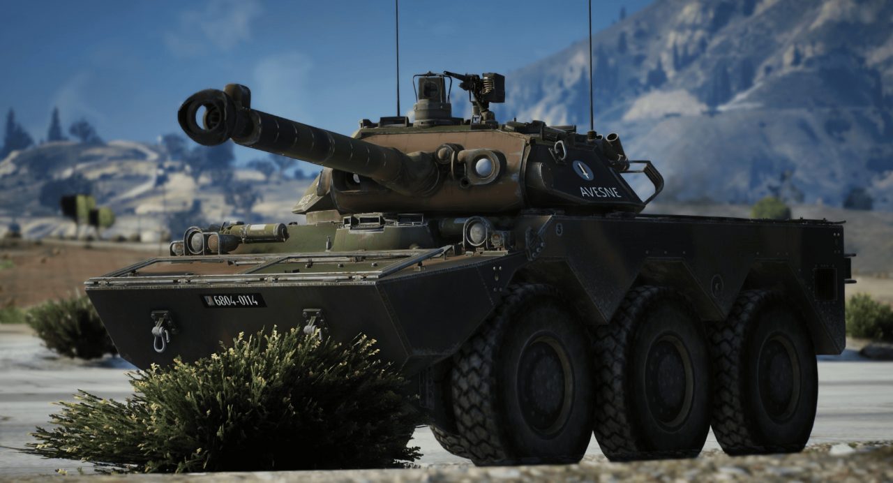 [GTA5MOD]AMX-10RC轮式侦察车 [附加] [FIVE-M] 1.0-IGTA奇幻游戏城-GTA5MOD资源网