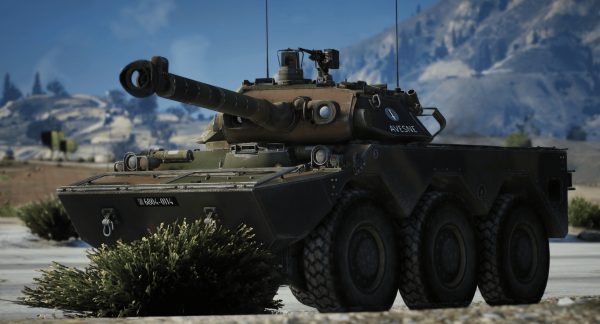 [GTA5MOD]AMX-10RC轮式侦察车 [附加] [FIVE-M] 1.0-我爱模组网-GTA5MOD下载资源网