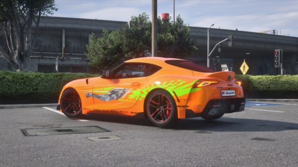 [GTA5MOD]2020 丰田 Supra A90 [附加 _ 模板_ 轮子_ 调整] 1.5-我爱模组网-GTA5MOD下载资源网