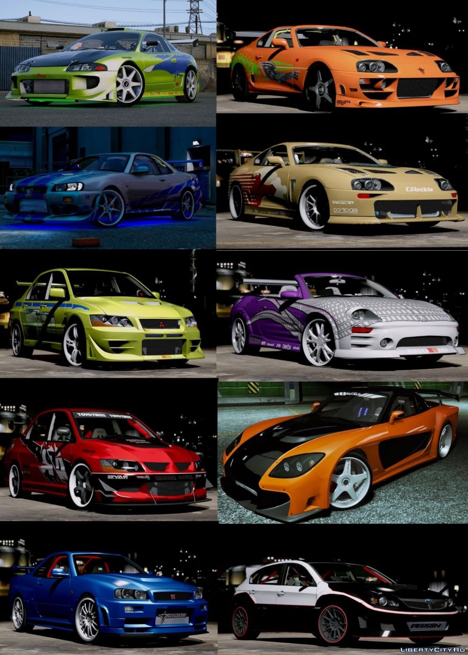 [GTA5MOD]速度与激情汽车包[附加动画]-IGTA奇幻游戏城-GTA5MOD资源网
