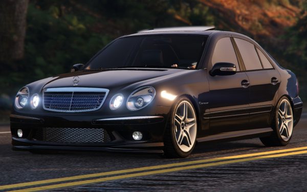 [GTA5MOD]梅赛德斯-奔驰 E55 AMG (W211) [附加替换 FiveM _ 调整_ 声音] 3.3-我爱模组网-GTA5MOD下载资源网