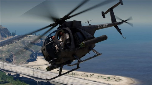 [GTA5MOD]AH-6M小鸟武装直升机1.0-我爱模组网-GTA5MOD下载资源网