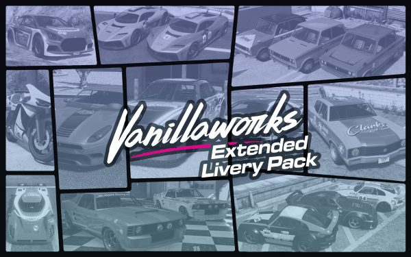 [GTA5MOD]Vanillaworks 扩展涂装包 [附加 OIV Liveries] 1.9-我爱模组网-GTA5MOD下载资源网