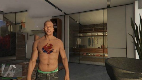 [GTA5MOD]超人图案刺青MOD-我爱模组网-GTA5MOD下载资源网